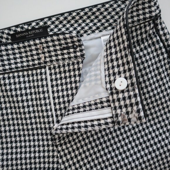 Banana Republic Houndstooth Sloan Pants | 6 - Picture 6 of 8